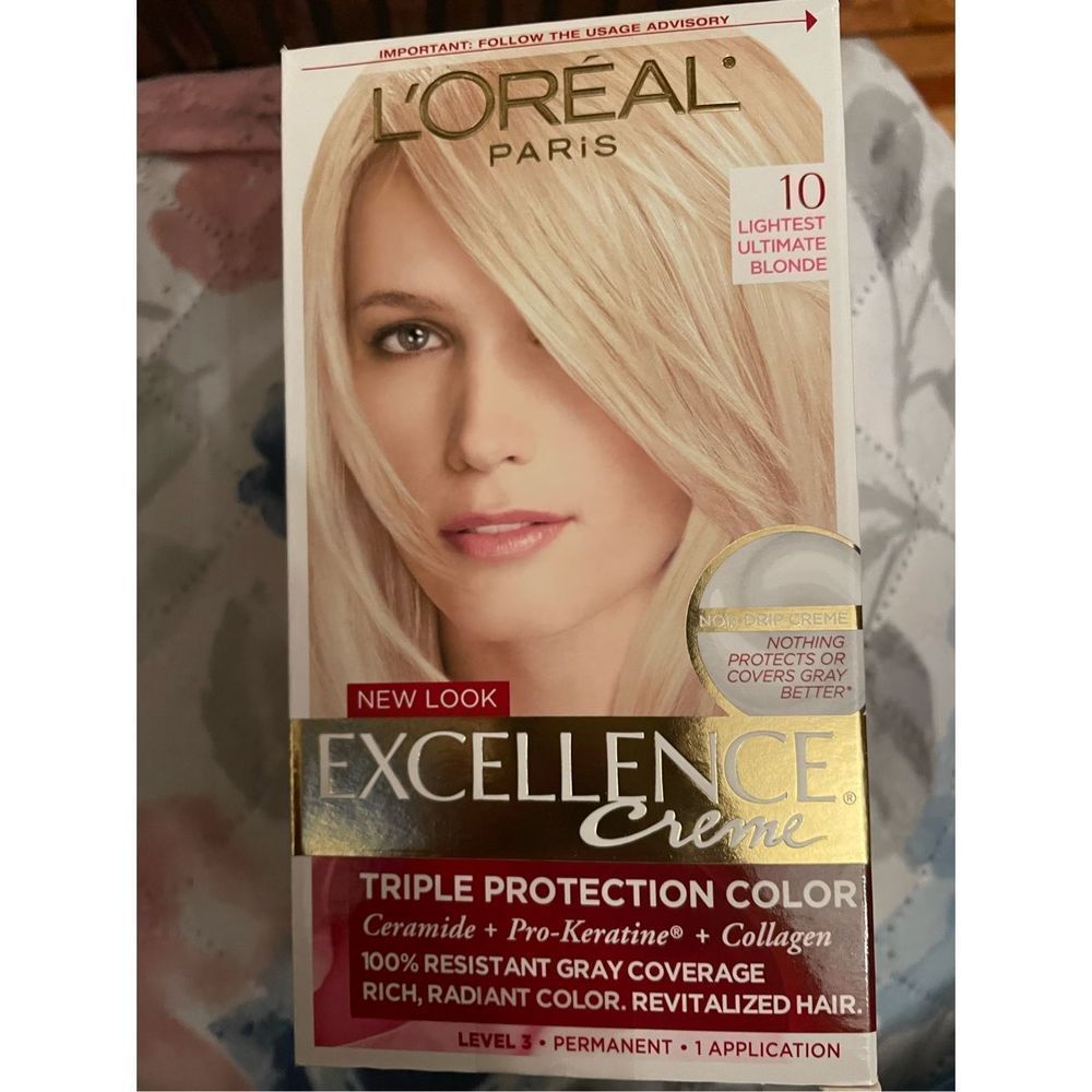 L’Oréal Paris Excellence Hair Color Creme 10 Lightest Ultimate Blonde
